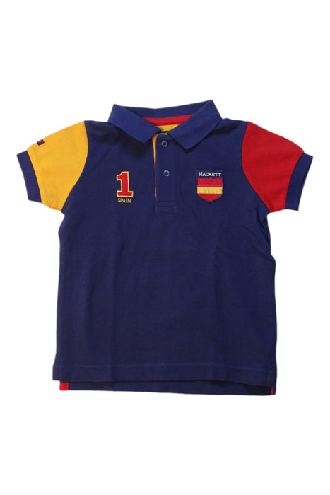 A Multicolour Short Sleeve Polos from Hackett in size 3T for boy. (Front View)