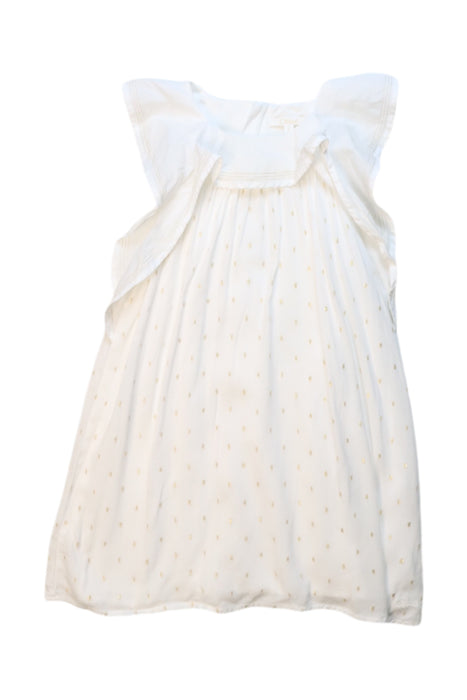 A White Sleeveless Dresses from Chloe in size 3T for girl. (Front View)