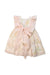 A Peach Sleeveless Dresses from Pepa & Co. in size 3T for girl. (Back View)