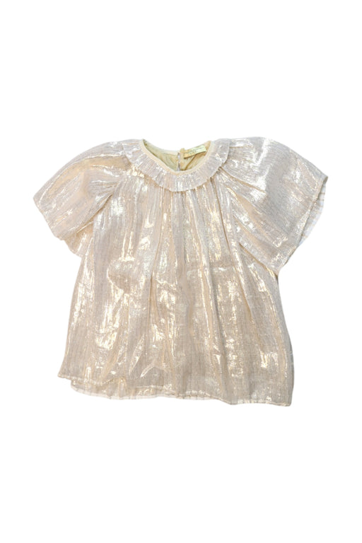 A Ivory Short Sleeve Dresses from Stella McCartney in size 3T for girl. (Front View)