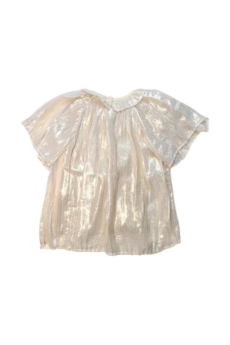 A Ivory Short Sleeve Dresses from Stella McCartney in size 3T for girl. (Back View)