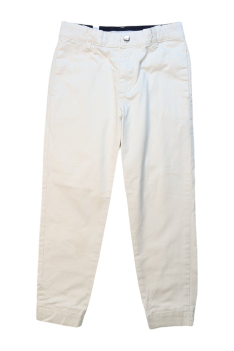 A Ivory Casual Pants from Jacadi in size 6T for boy. (Front View)