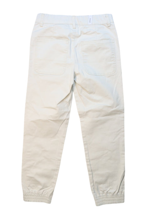 A Ivory Casual Pants from Jacadi in size 6T for boy. (Back View)