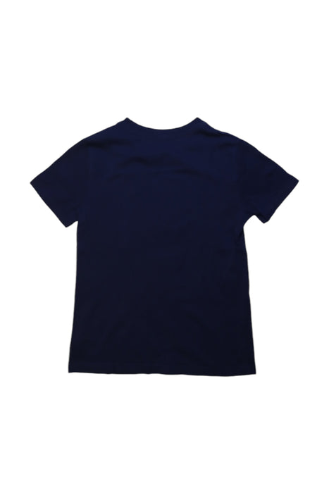 A Navy Short Sleeve T Shirts from Polo Ralph Lauren in size 7Y for boy. (Back View)