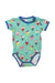 A Multicolour Short Sleeve Bodysuits from Polarn O. Pyret in size 12-18M for girl. (Front View)