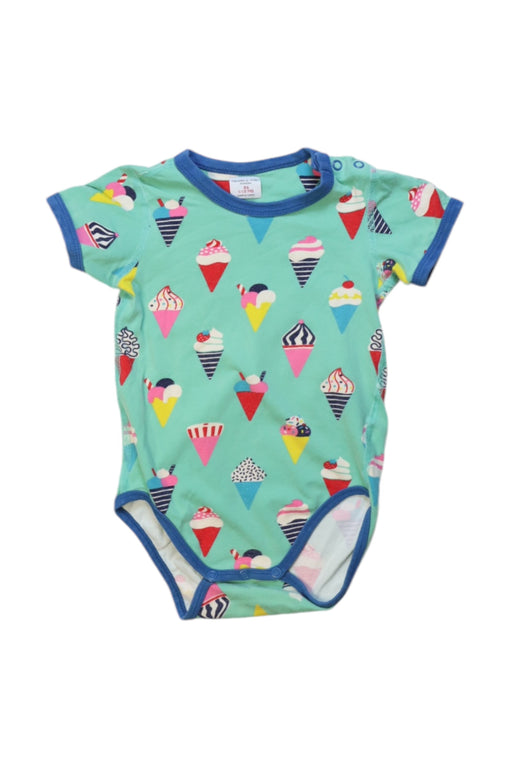 A Multicolour Short Sleeve Bodysuits from Polarn O. Pyret in size 12-18M for girl. (Front View)