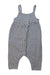 A Blue Long Overalls from Nature Baby in size 6-12M for girl. (Front View)