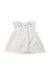 A White Short Sleeve Tops from Newbie in size 6-12M for girl. (Front View)