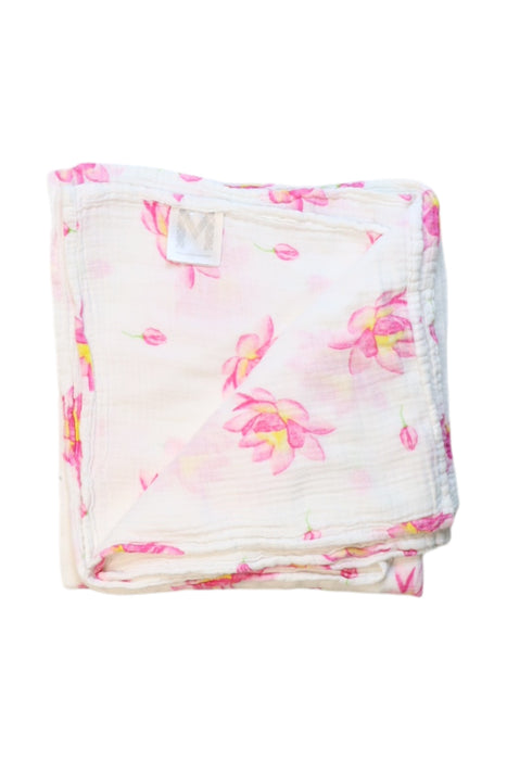 A Pink-White Swaddles from Malabar Baby in size O/S for neutral. (Back View)