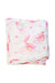 A Pink-White Swaddles from Malabar Baby in size O/S for neutral. (Back View)