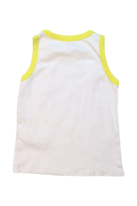 A White Sleeveless T Shirts from Stella McCartney in size 6T for boy. (Back View)