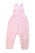 A Pink Long Overalls from Jojo Maman Bébé in size 12-18M for girl. (Back View)