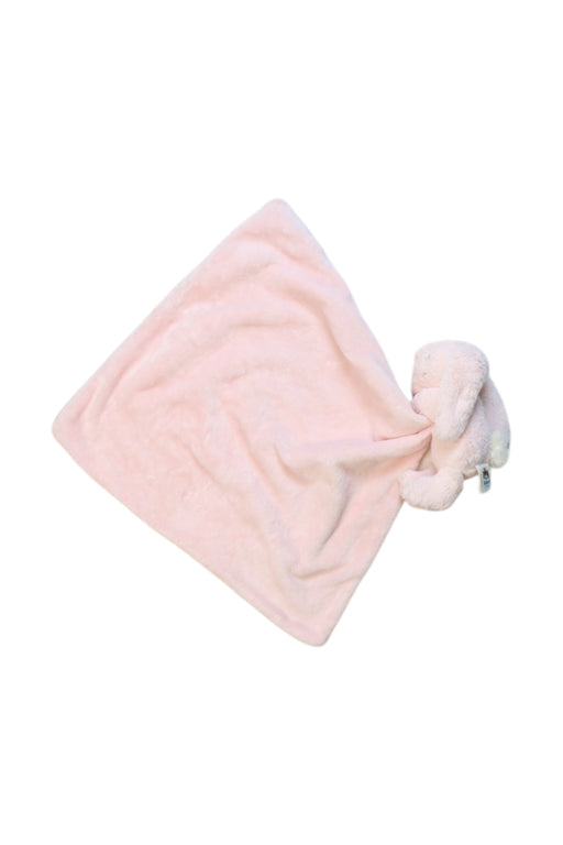 A Pink Safety Blankets from Jellycat in size Newborn for girl. (Front View)