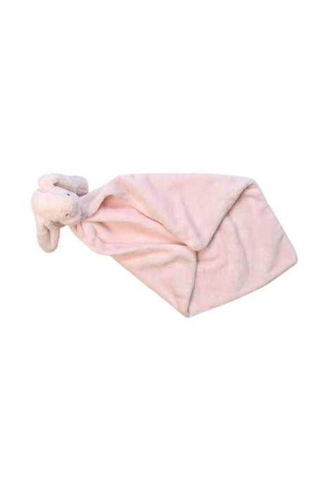 A Pink Safety Blankets from Jellycat in size Newborn for girl. (Back View)