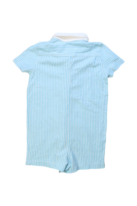 A Blue Short Sleeve Rompers from Ralph Lauren in size 18-24M for boy. (Back View)