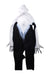 A Black-White Halloween Costumes from Retykle in size 8Y for neutral. (Back View)