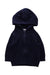 A Navy Hooded Sweatshirts from Seed in size 3-6M for neutral. (Front View)