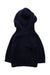 A Navy Hooded Sweatshirts from Seed in size 3-6M for neutral. (Back View)