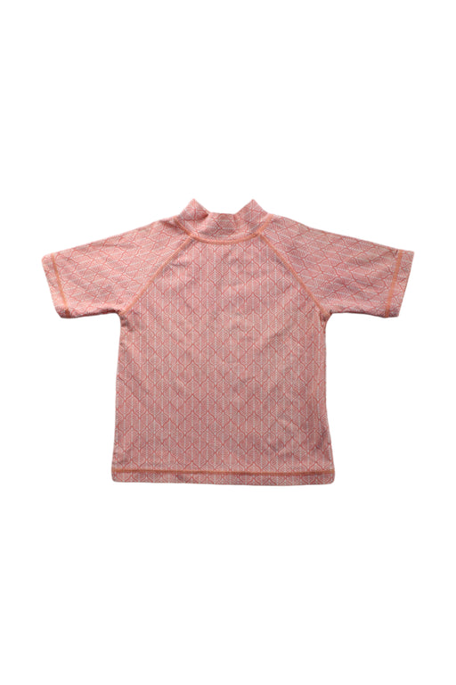 A Pink Rash Guards from Seed in size 2T for neutral. (Front View)