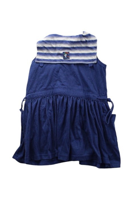 A Navy Sleeveless Dresses from Mexx in size 18-24M for girl. (Back View)