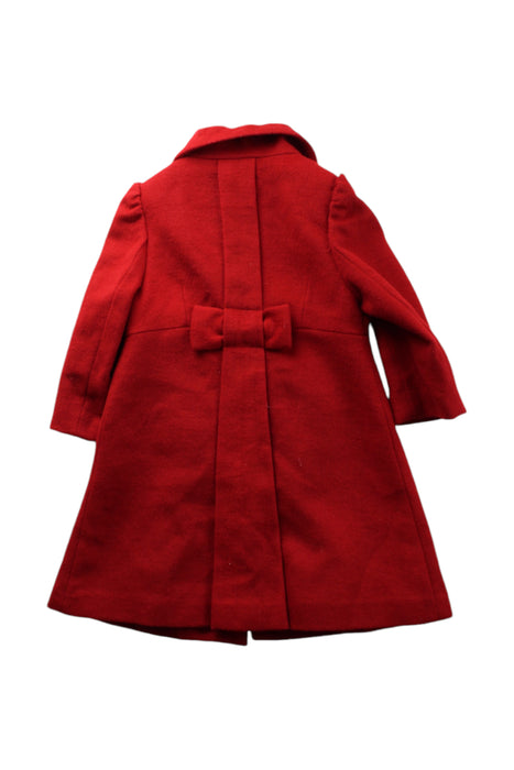 A Red Coats from Nicholas & Bears in size 12-18M for girl. (Back View)