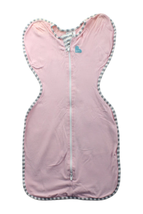 A Pink Swaddles from Love To Dream in size 0-3M for girl. (Front View)