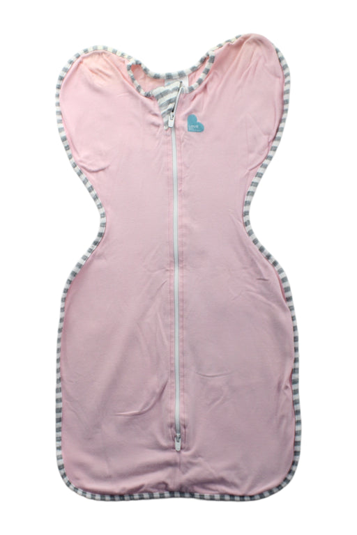 A Pink Sleepsacs from Love To Dream in size 0-3M for girl. (Front View)