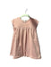 A Peach Short Sleeve Dresses from Petit Bateau in size 12-18M for girl. (Front View)