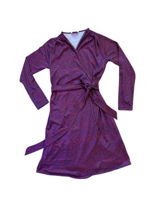 A Purple Long Sleeve Dresses from Mayarya in size S for maternity. (Front View)