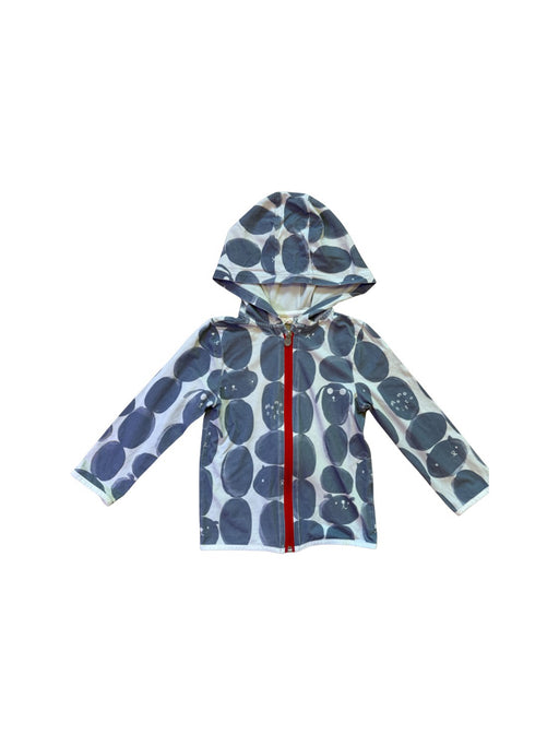 A Blue Lightweight Jackets from Momonittu in size 4T for neutral. (Front View)