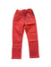 A Red Casual Pants from La Compagnie des Petits in size 4T for girl. (Front View)