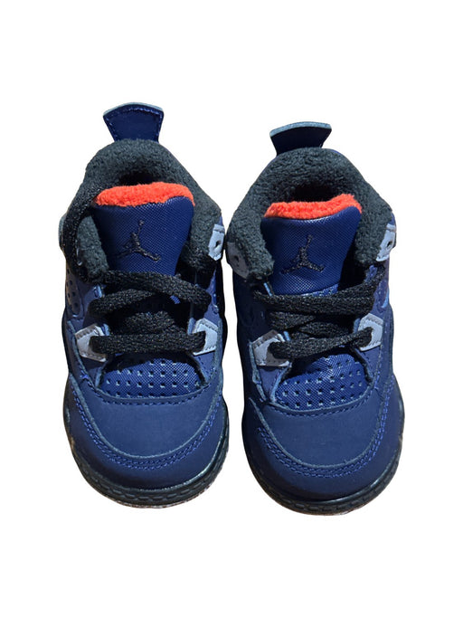 A Blue Sneakers from Air Jordan in size 6-12M for boy. (Front View)