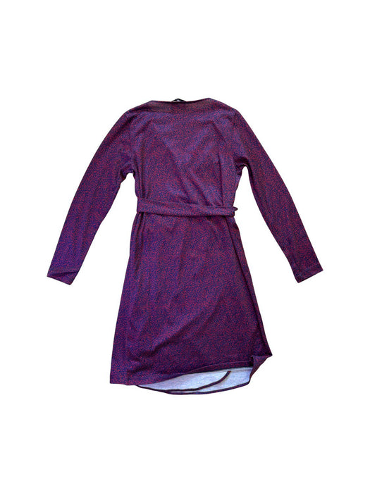 A Purple Long Sleeve Dresses from Mayarya in size S for maternity. (Back View)