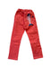 A Red Casual Pants from La Compagnie des Petits in size 4T for girl. (Back View)