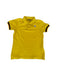 A Yellow Short Sleeve Polos from K-Way in size 8Y for neutral. (Front View)