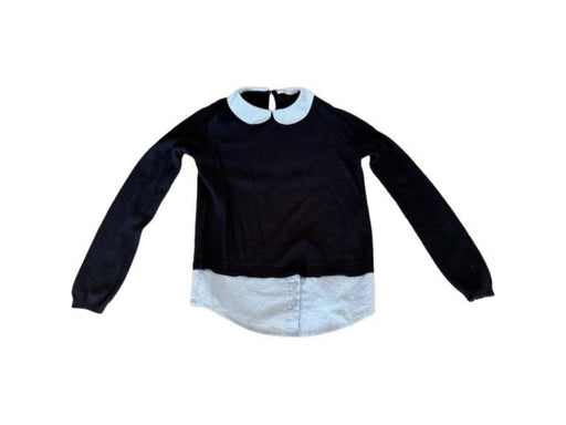 A Black Long Sleeve Shirts from Monoprix in size 8Y for girl. (Front View)