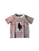 A Red Short Sleeve T Shirts from Petit Bateau in size 4T for boy. (Front View)