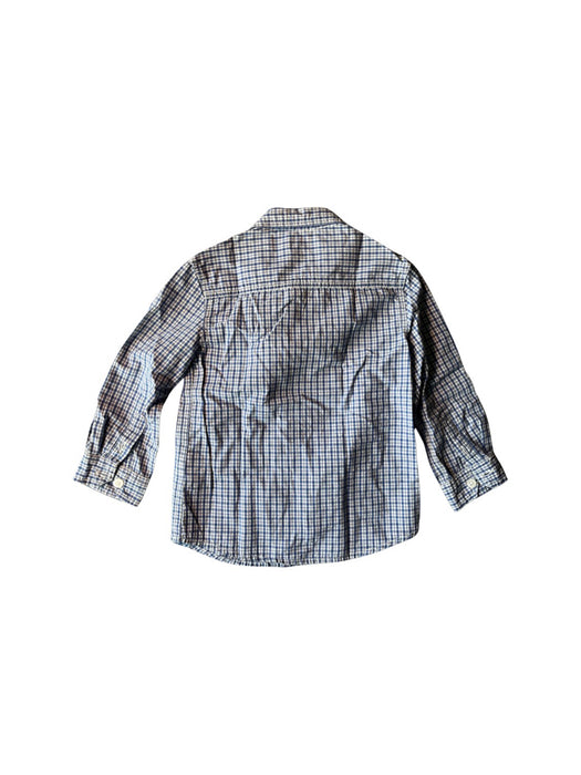 A Blue Long Sleeve Shirts from DPAM in size 3T for boy. (Back View)