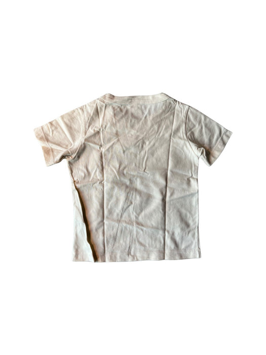 A Beige Short Sleeve T Shirts from Petit Bateau in size 4T for neutral. (Back View)