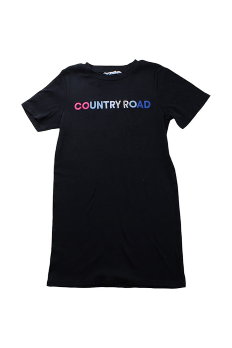 A Black Short Sleeve Dresses from Country Road in size 6T for neutral. (Front View)