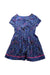 A Multicolour Short Sleeve Dresses from Monsoon in size 6T for girl. (Back View)