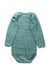 A Green Long Sleeve Bodysuits from Petit Bateau in size 3T for neutral. (Back View)