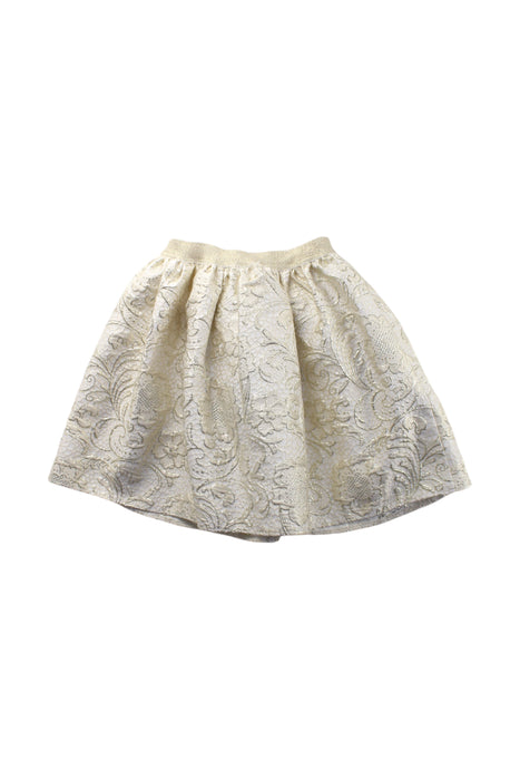 A Beige Mid Skirts from Monsoon in size 7Y for girl. (Back View)