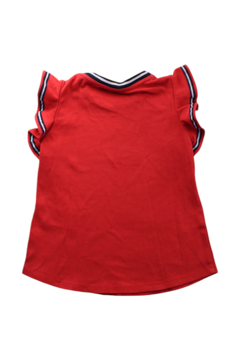 A Red Sleeveless Tops from Ferrari in size 7Y for neutral. (Back View)