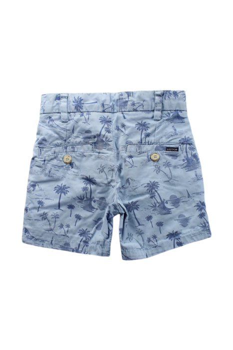 A Blue Shorts from Sacoor in size 2T for boy. (Back View)