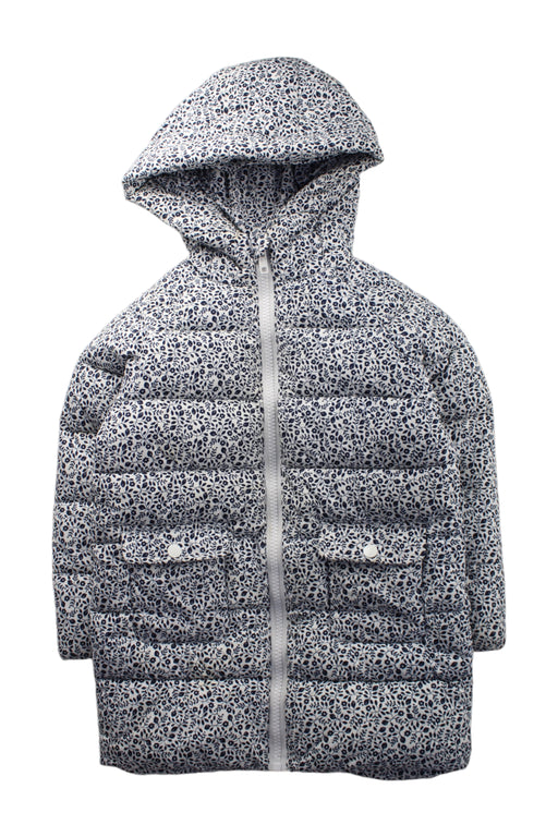 A Blue Puffer/Quilted Jackets from Seed in size 7Y for neutral. (Front View)