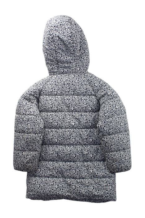 A Blue Puffer/Quilted Jackets from Seed in size 7Y for neutral. (Back View)