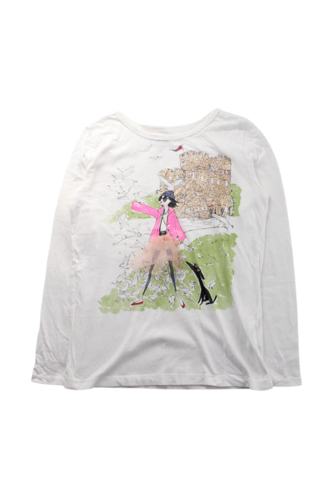 A Multicolour Long Sleeve Tops from Crewcuts in size 8Y for girl. (Front View)