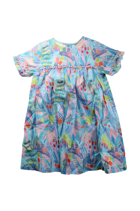 A Multicolour Short Sleeve Dresses from Jim Thompson in size 8Y for girl. (Front View)