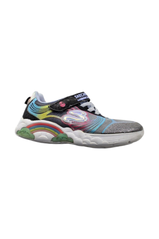 A Multicolour Sneakers from Skechers in size 10Y for girl. (Front View)